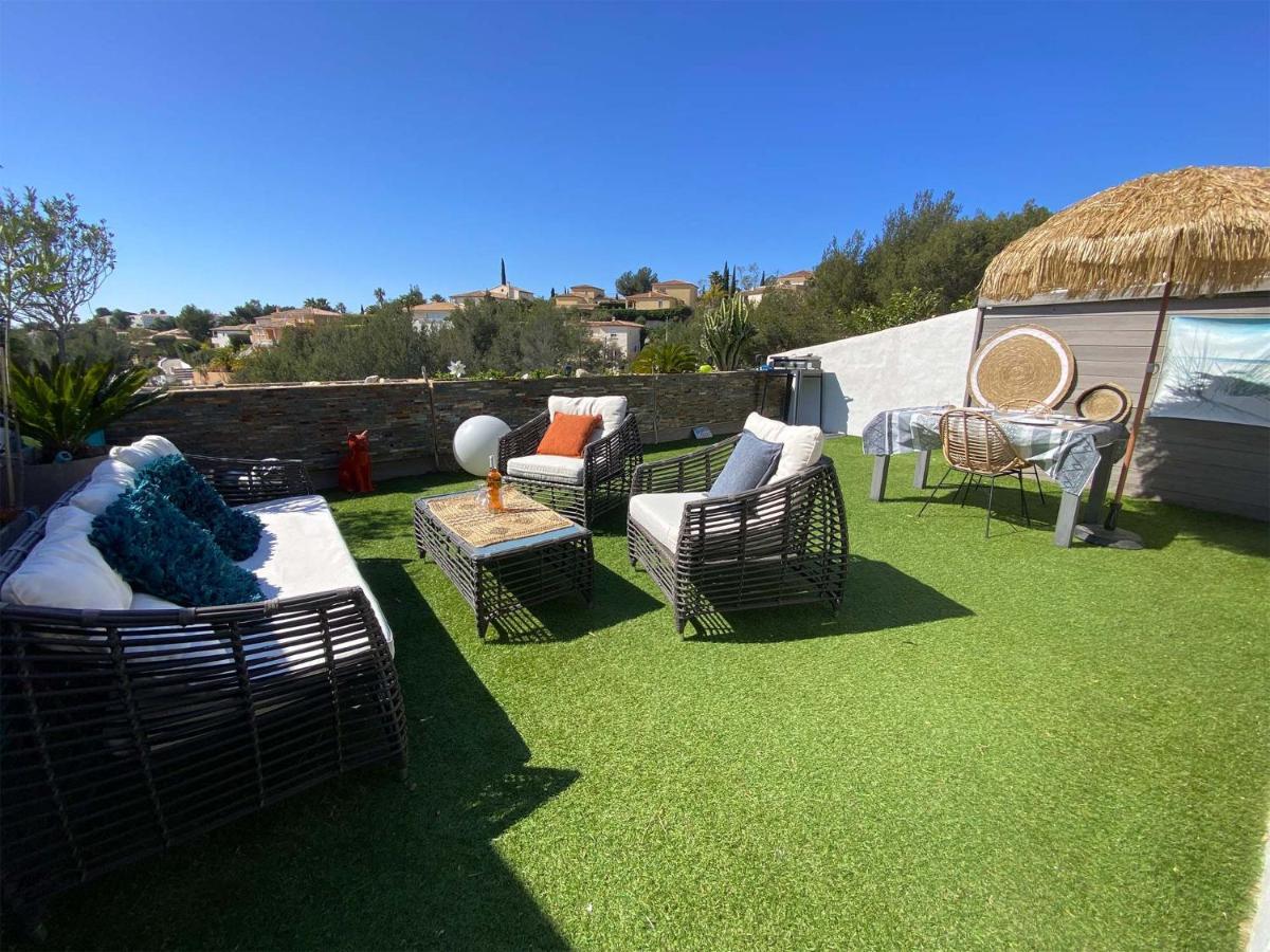 Vuemer Bandol - Grande Terrasse De 45M2 Vue Mer Piscine Parking Esterno foto